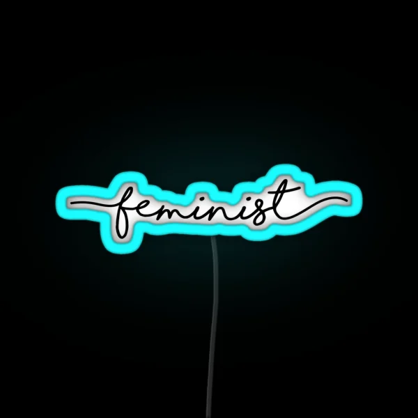 Feminist RGB Neon Sign