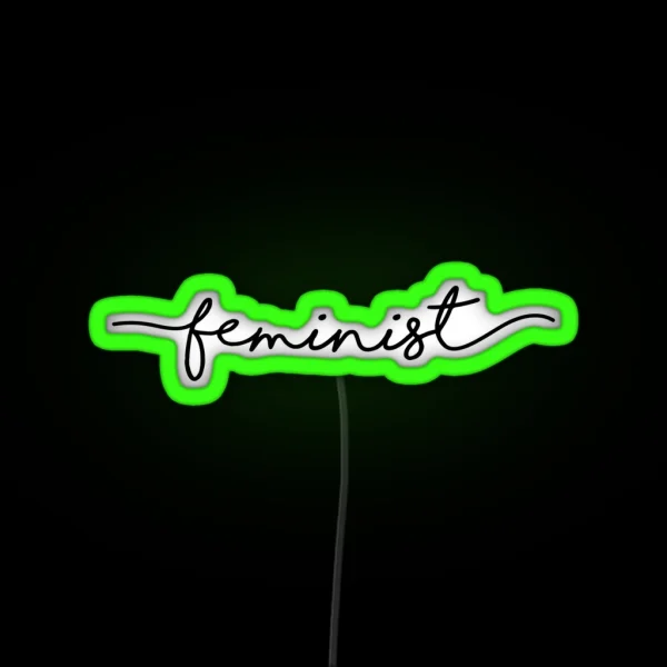 Feminist RGB Neon Sign
