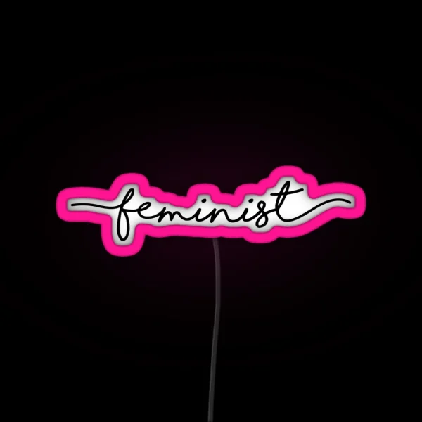 Feminist RGB Neon Sign