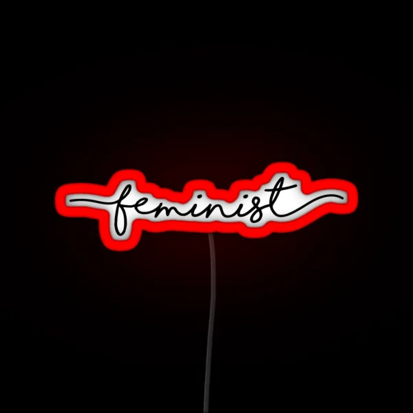 Feminist RGB Neon Sign