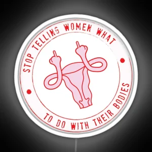 Feminist Uterus RGB Neon Sign