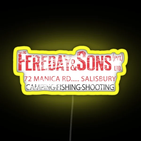 Fereday And Sons RGB Neon Sign