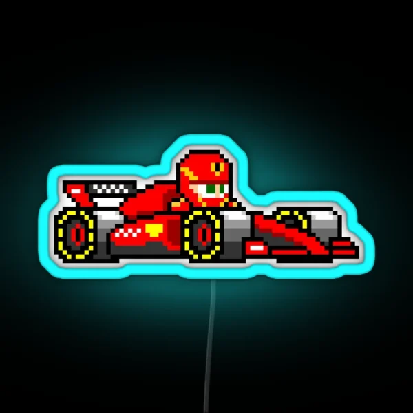Ferrari 2024 Formula 1 F1 Car RGB Neon Sign
