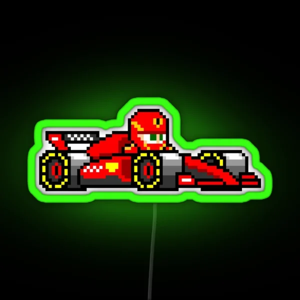 Ferrari 2024 Formula 1 F1 Car RGB Neon Sign