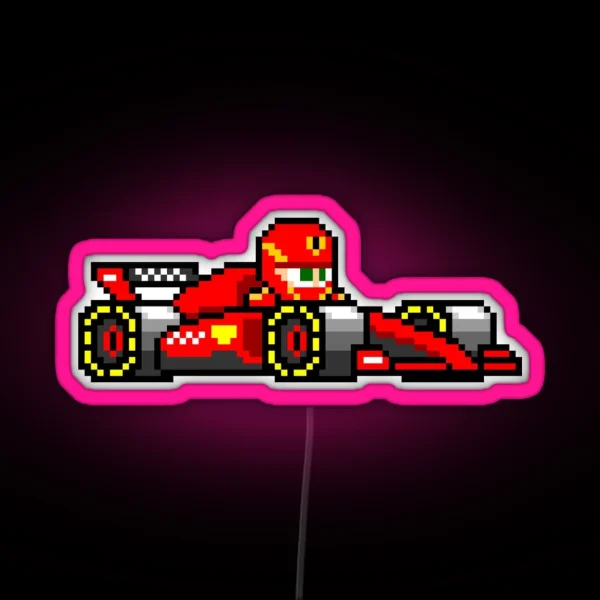 Ferrari 2024 Formula 1 F1 Car RGB Neon Sign