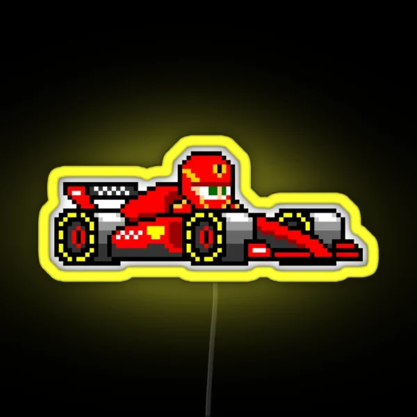 Ferrari 2024 Formula 1 F1 Car RGB Neon Sign