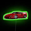 Ferrari F 40 F40 Red RGB Neon Sign - Image 4