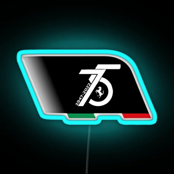 Ferrari F1 75 Years F1 2022 RGB Neon Sign
