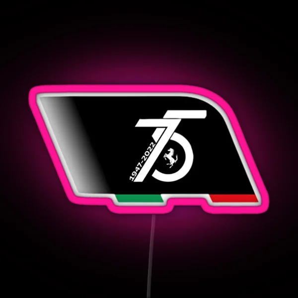 Ferrari F1 75 Years F1 2022 RGB Neon Sign