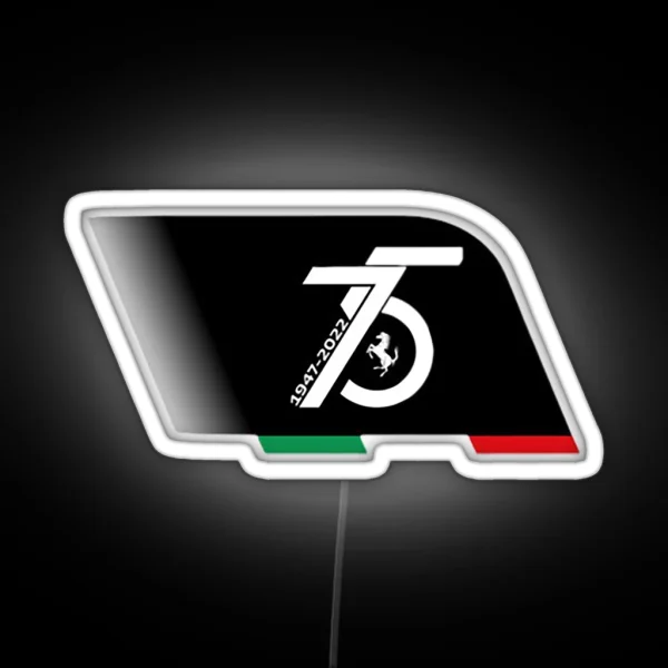 Ferrari F1 75 Years F1 2022 RGB Neon Sign