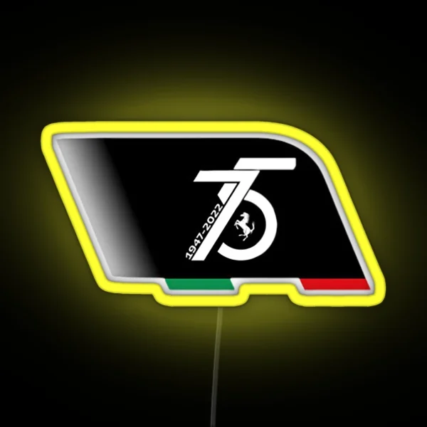 Ferrari F1 75 Years F1 2022 RGB Neon Sign