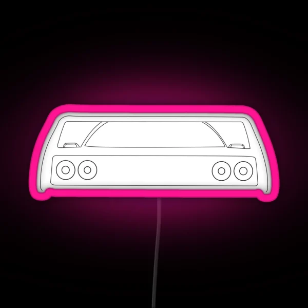 Ferrari F40 Silhouette Black RGB Neon Sign