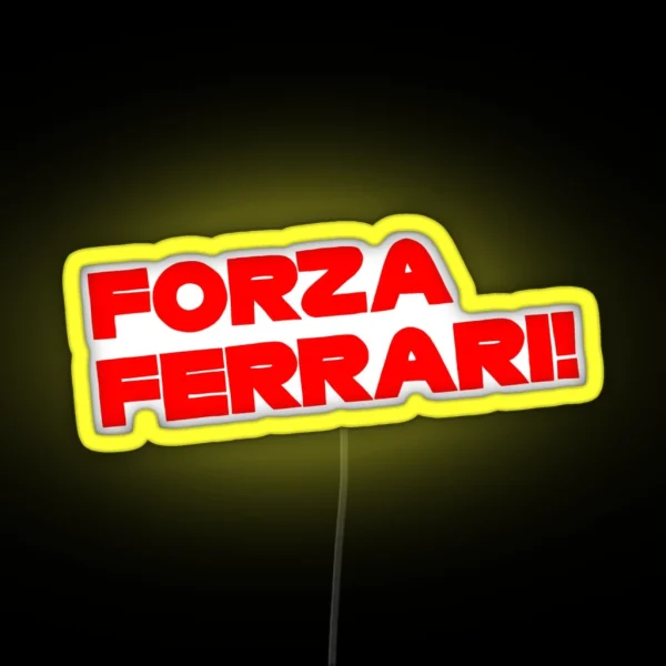 Ferrari Radio Led RGB Neon Sign