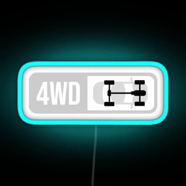 Fh4 AWD RGB Neon Sign
