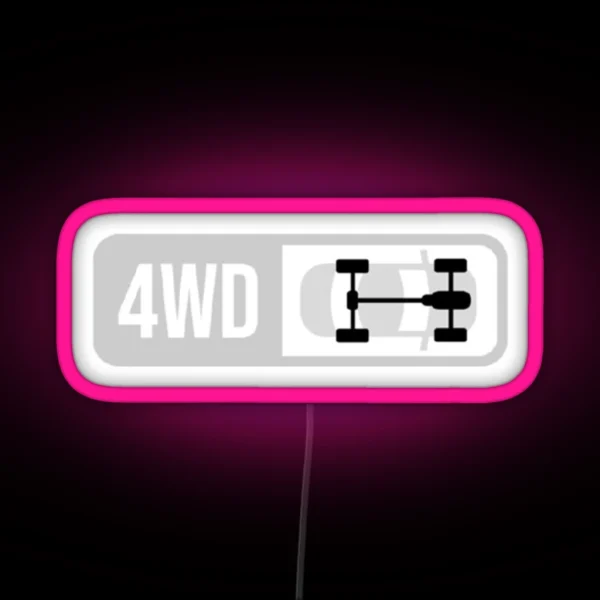 Fh4 AWD RGB Neon Sign