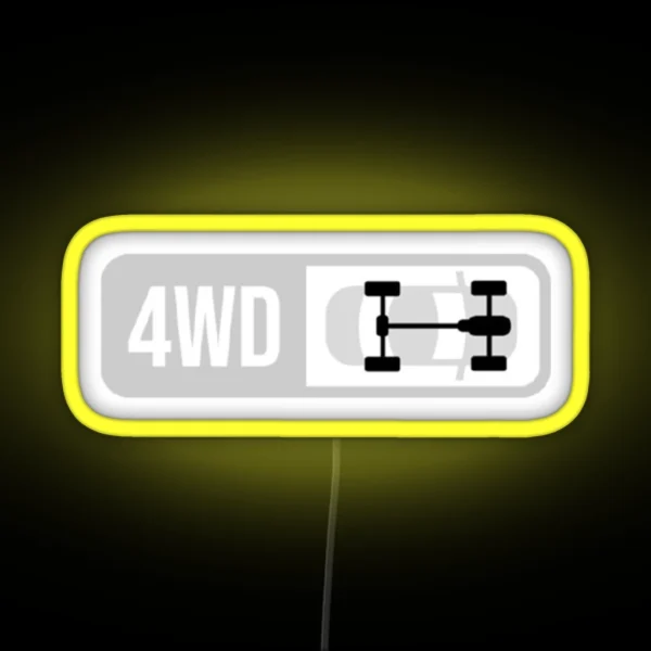 Fh4 AWD RGB Neon Sign