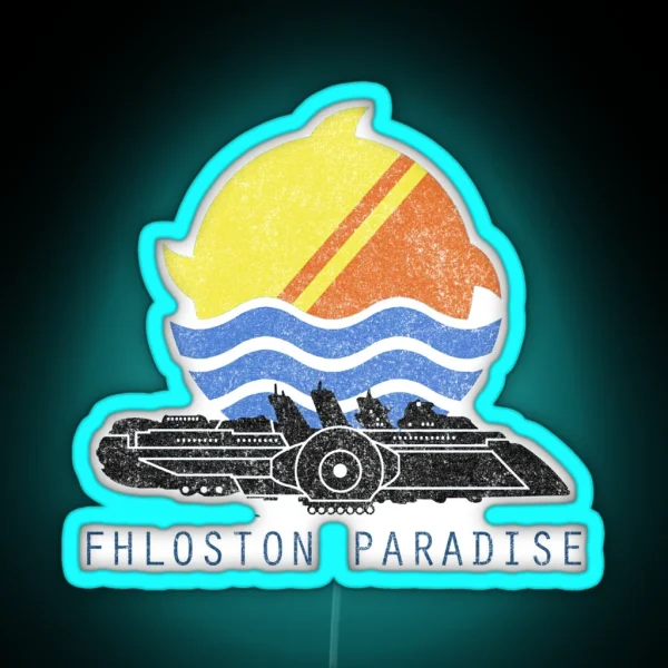 Fhloston Paradise RGB Neon Sign