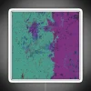 Fiber Art Purple Teal Blue Green Abstract From Fabric With Digital Changes RGB Neon Sign - Image 4
