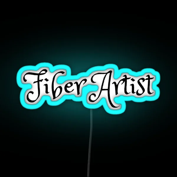 Fiber Artist Design RGB Neon Sign