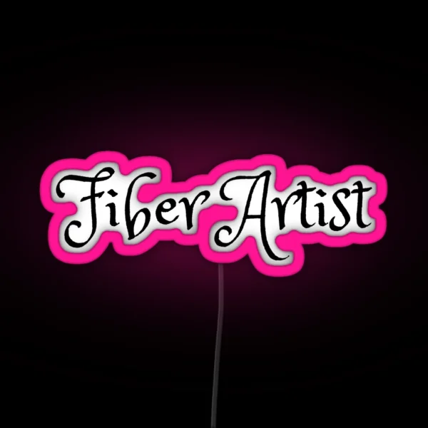Fiber Artist Design RGB Neon Sign