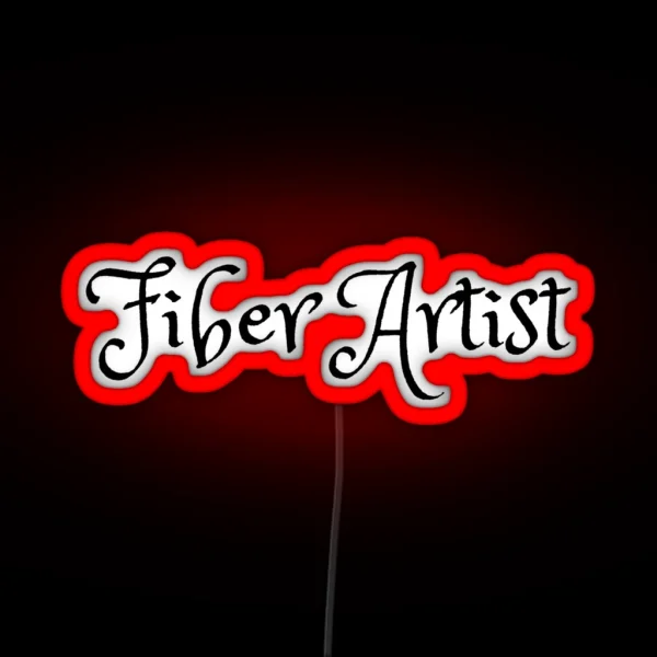 Fiber Artist Design RGB Neon Sign