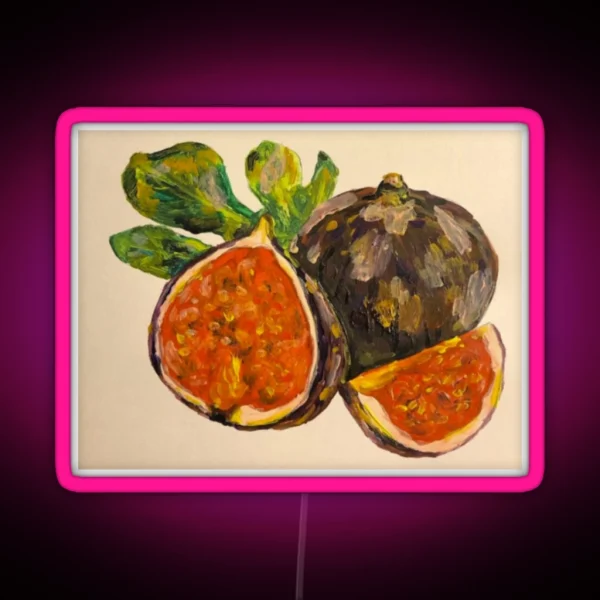Fig Study RGB Neon Sign