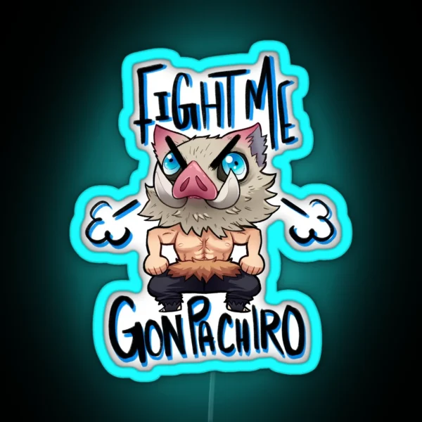 Fight Me RGB Neon Sign