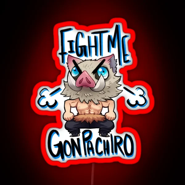 Fight Me RGB Neon Sign