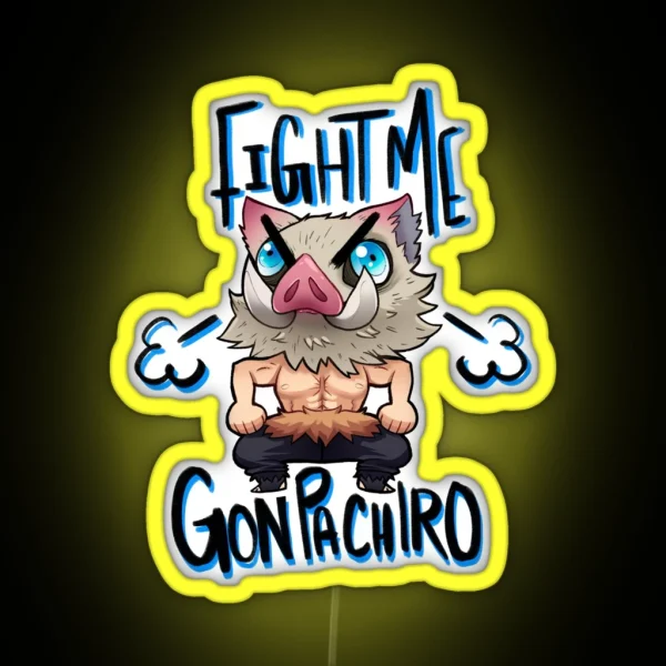 Fight Me RGB Neon Sign