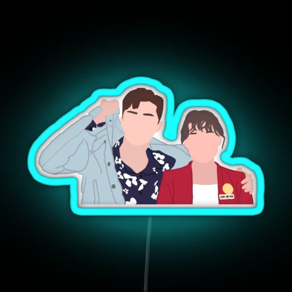 Fight My Way Park Seo Joon And Kim Ji Won RGB Neon Sign