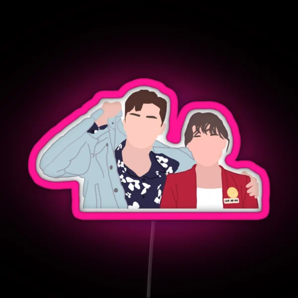 Fight My Way Park Seo Joon And Kim Ji Won RGB Neon Sign