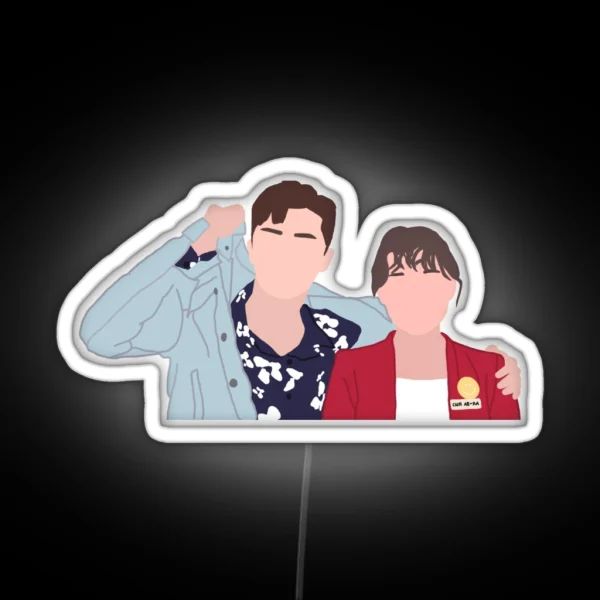 Fight My Way Park Seo Joon And Kim Ji Won RGB Neon Sign