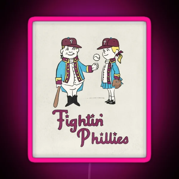Fightin Phillies RGB Neon Sign