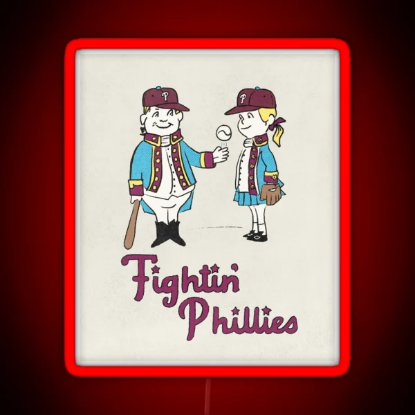 Fightin Phillies RGB Neon Sign