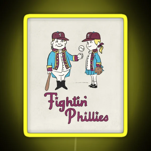 Fightin Phillies RGB Neon Sign