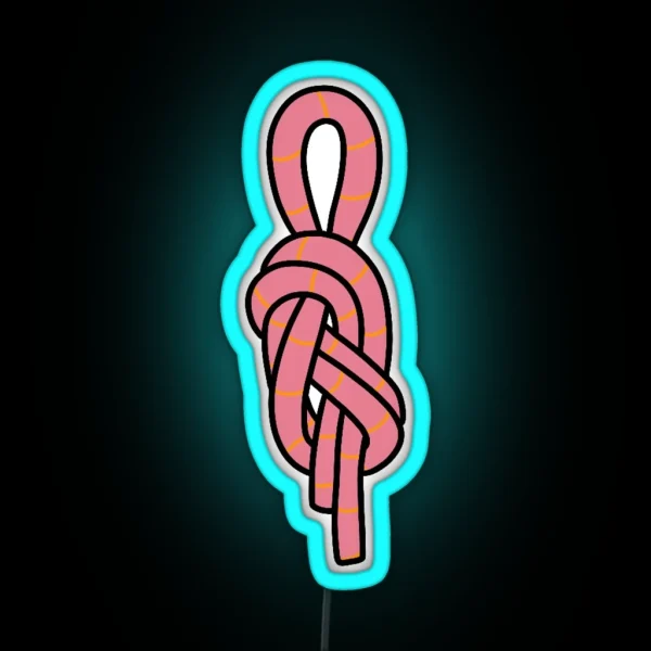 Figure 8 Knot Climbing Knot RGB Neon Sign