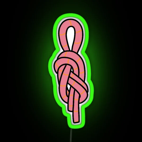 Figure 8 Knot Climbing Knot RGB Neon Sign