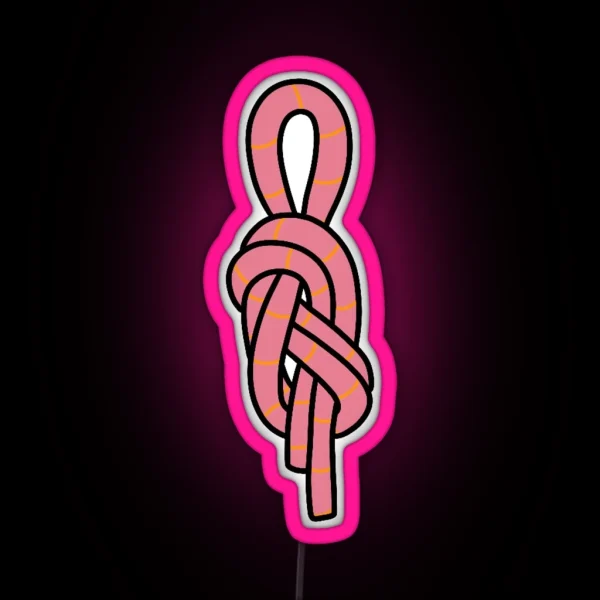 Figure 8 Knot Climbing Knot RGB Neon Sign