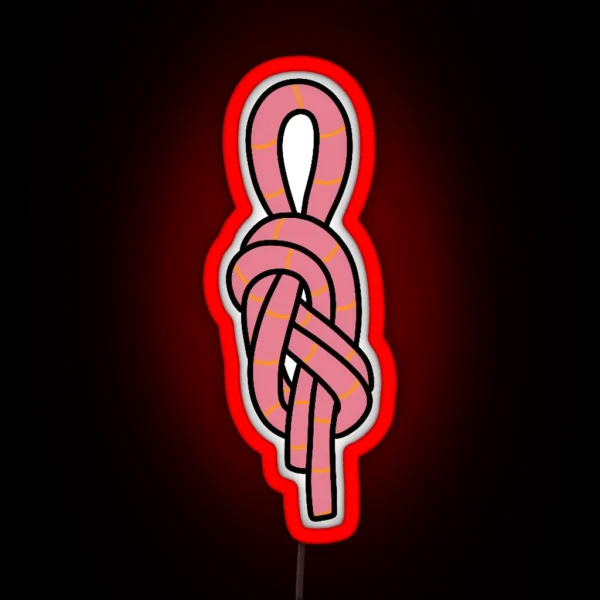Figure 8 Knot Climbing Knot RGB Neon Sign