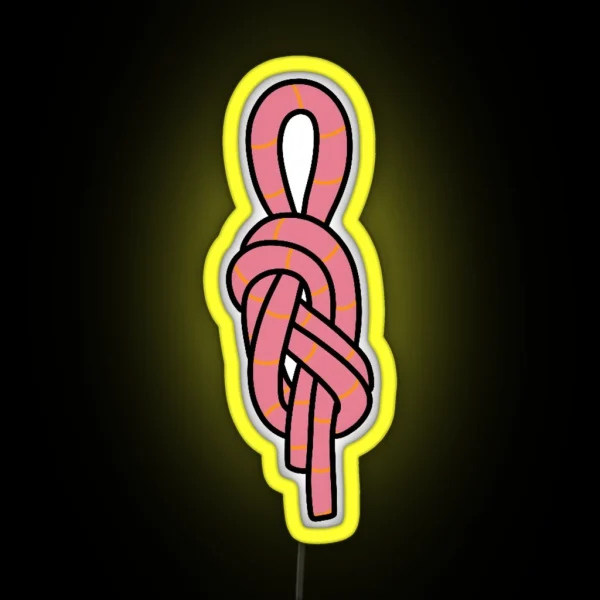 Figure 8 Knot Climbing Knot RGB Neon Sign