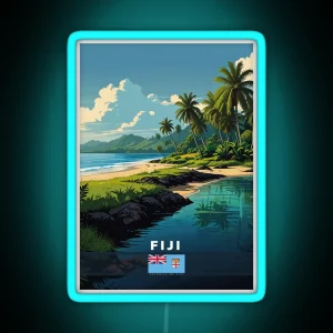 Fiji Travel RGB Neon Sign