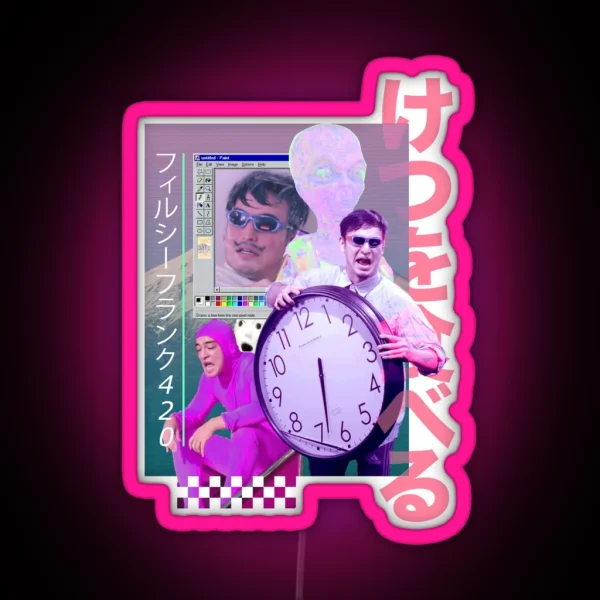 Filthy Frank 420 RGB Neon Sign