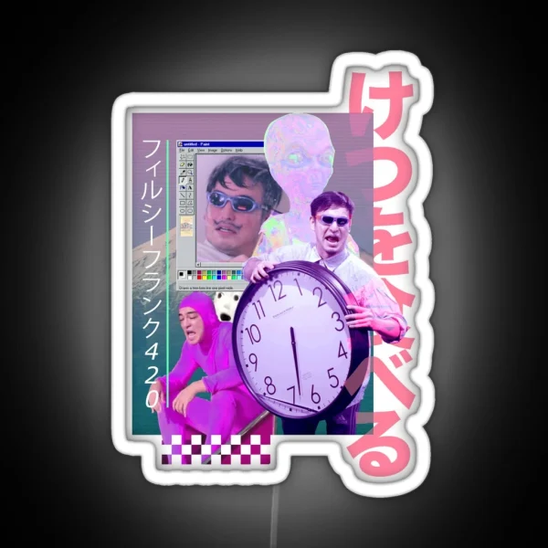 Filthy Frank 420 RGB Neon Sign