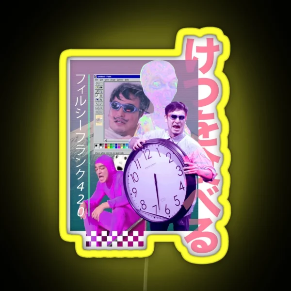 Filthy Frank 420 RGB Neon Sign