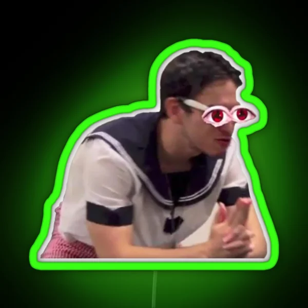 Filthy Frank Weaboo Jones RGB Neon Sign