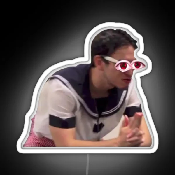 Filthy Frank Weaboo Jones RGB Neon Sign