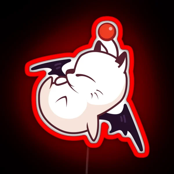 Final Fantasy Moogle Kupo RGB Neon Sign