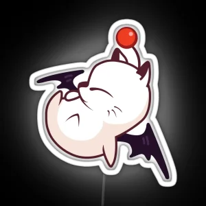 Final Fantasy Moogle Kupo RGB Neon Sign