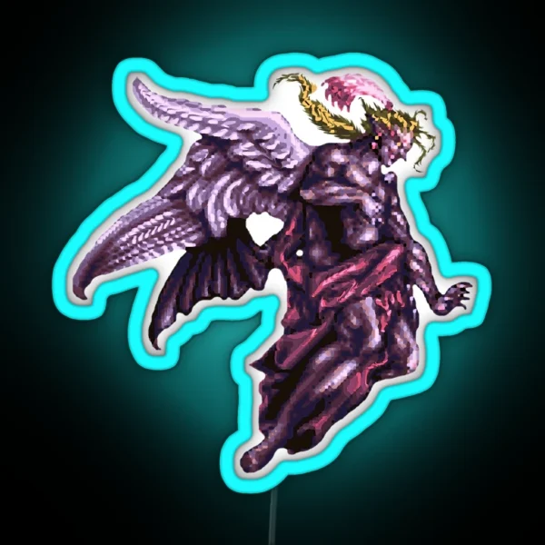 Final Fantasy VI Kefka RGB Neon Sign