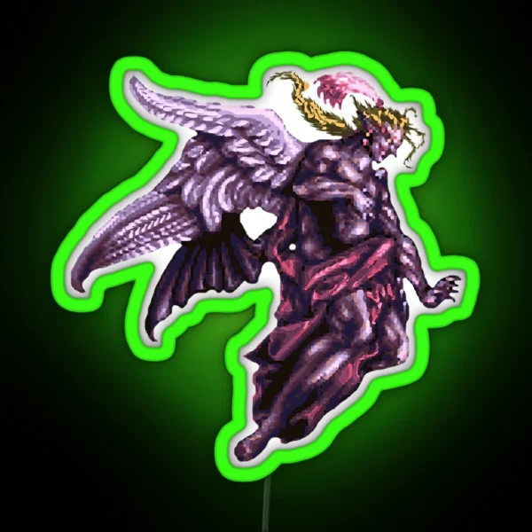 Final Fantasy VI Kefka RGB Neon Sign
